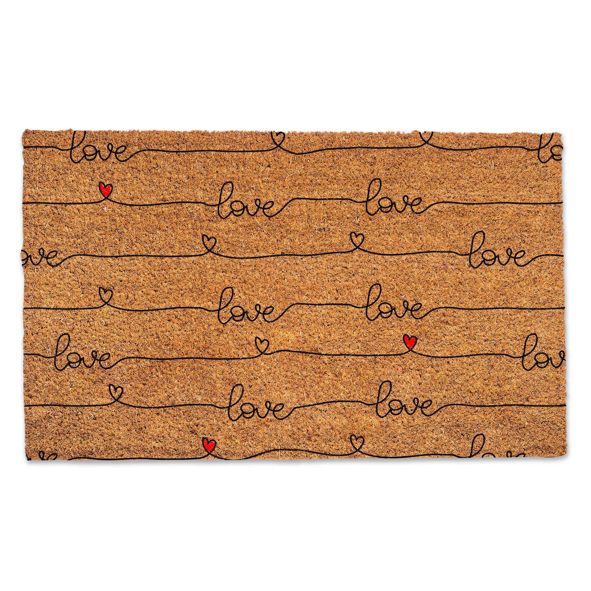 Love Script Door Mat