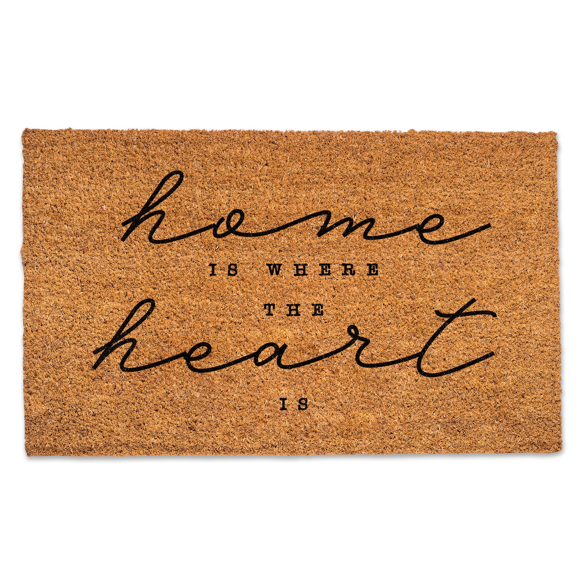 Home Is Where The Heart Is Door Mat