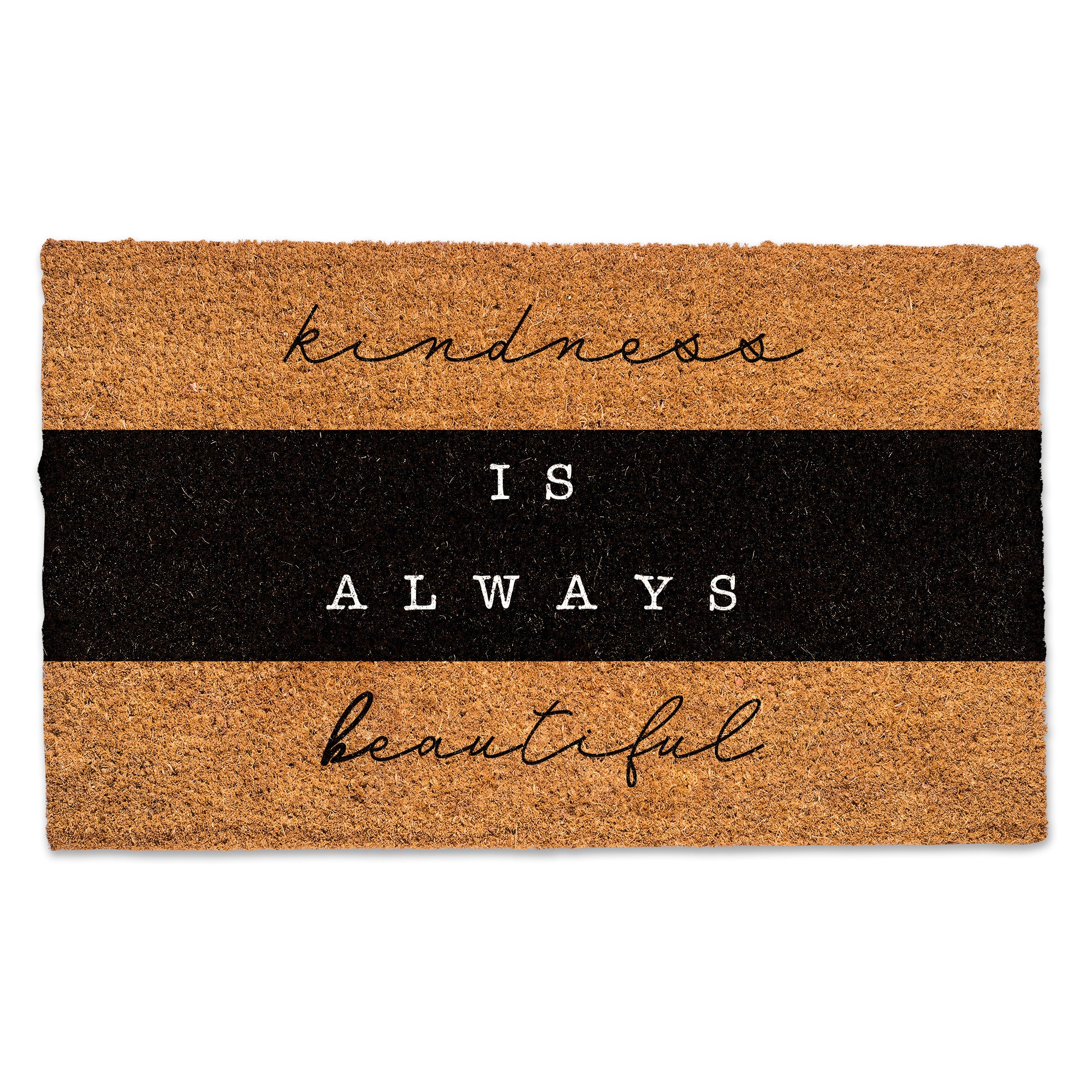 Kindess is Always Beautiful Door Mat